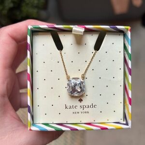 Kate Spade Gumdrop Pendant Necklace Clear